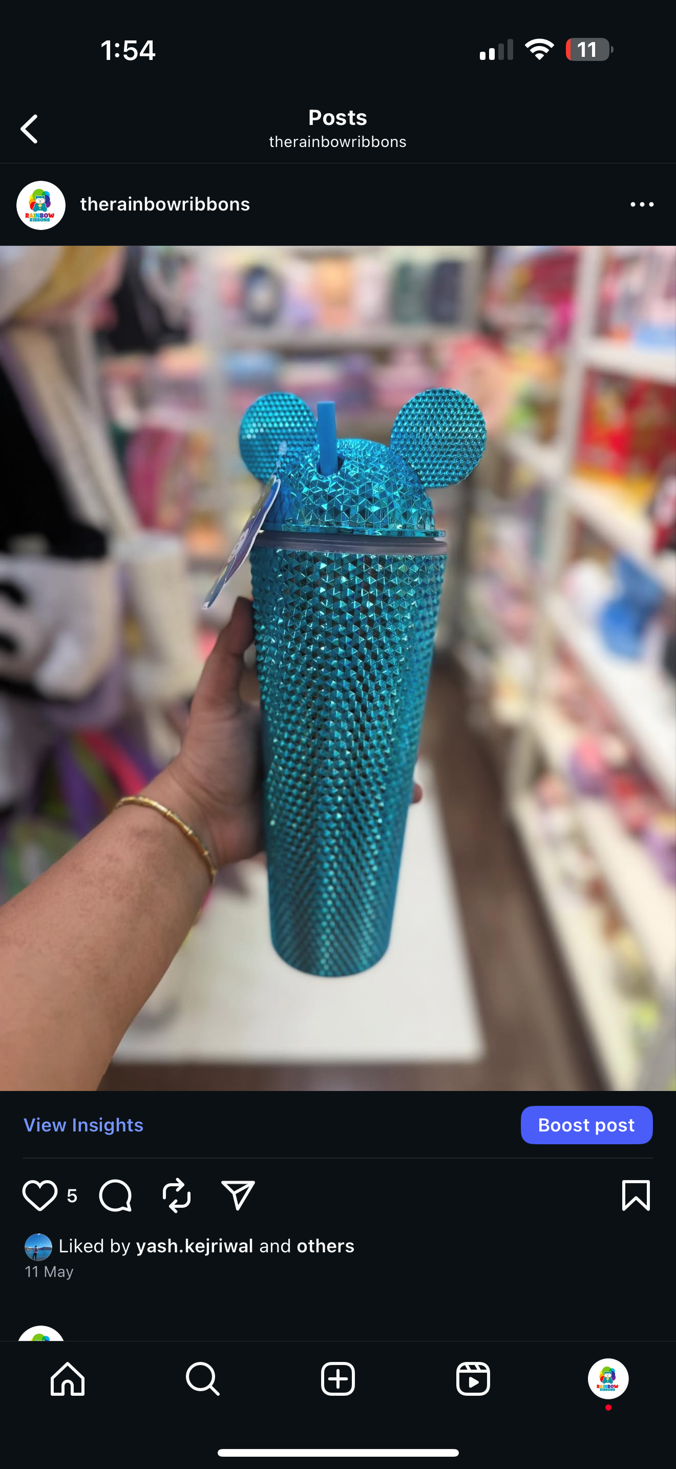 Mermaid Blue Sipper Bottle