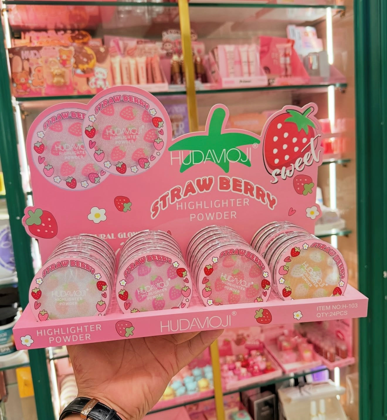Kawaii Strawberry Highlighter