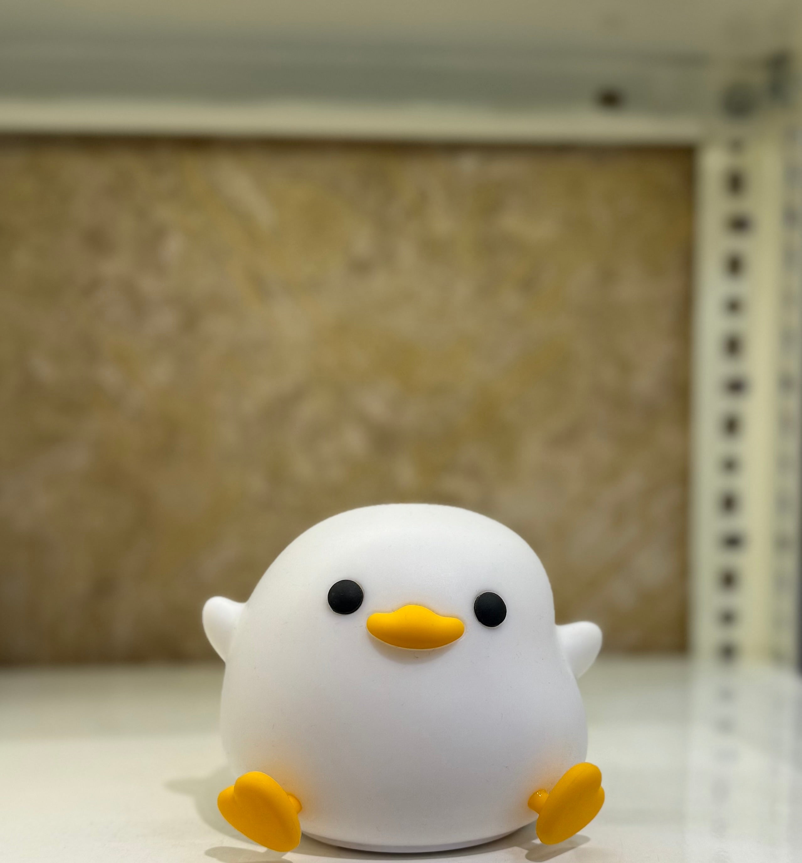 Kawaii Dodo Duck Silicone Night Light – Soft LED Lamp