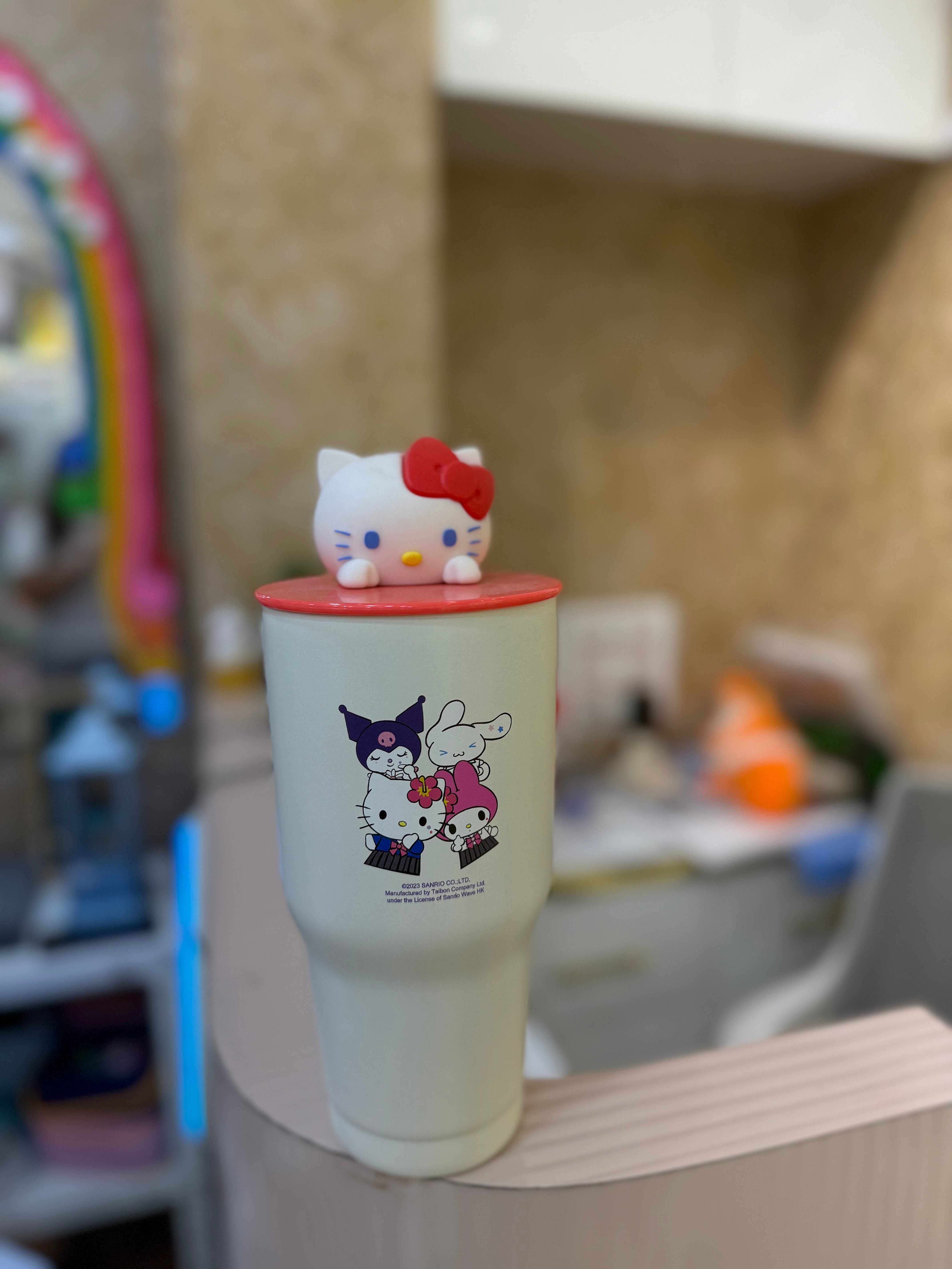 Hello Kitty Stainless Steel Tumbler with Lid