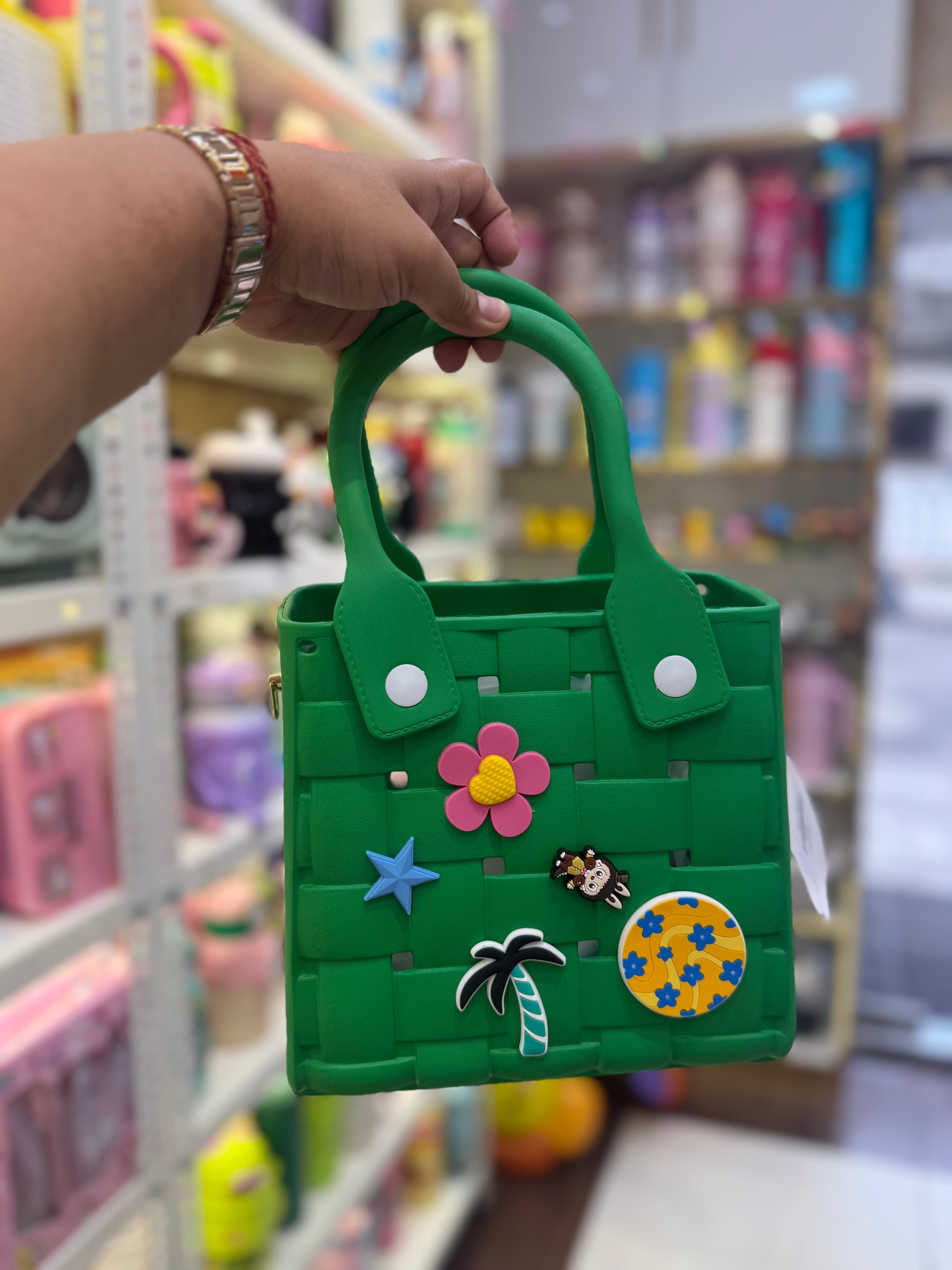 Premium Crocs Sling Bag with Customisable Charms