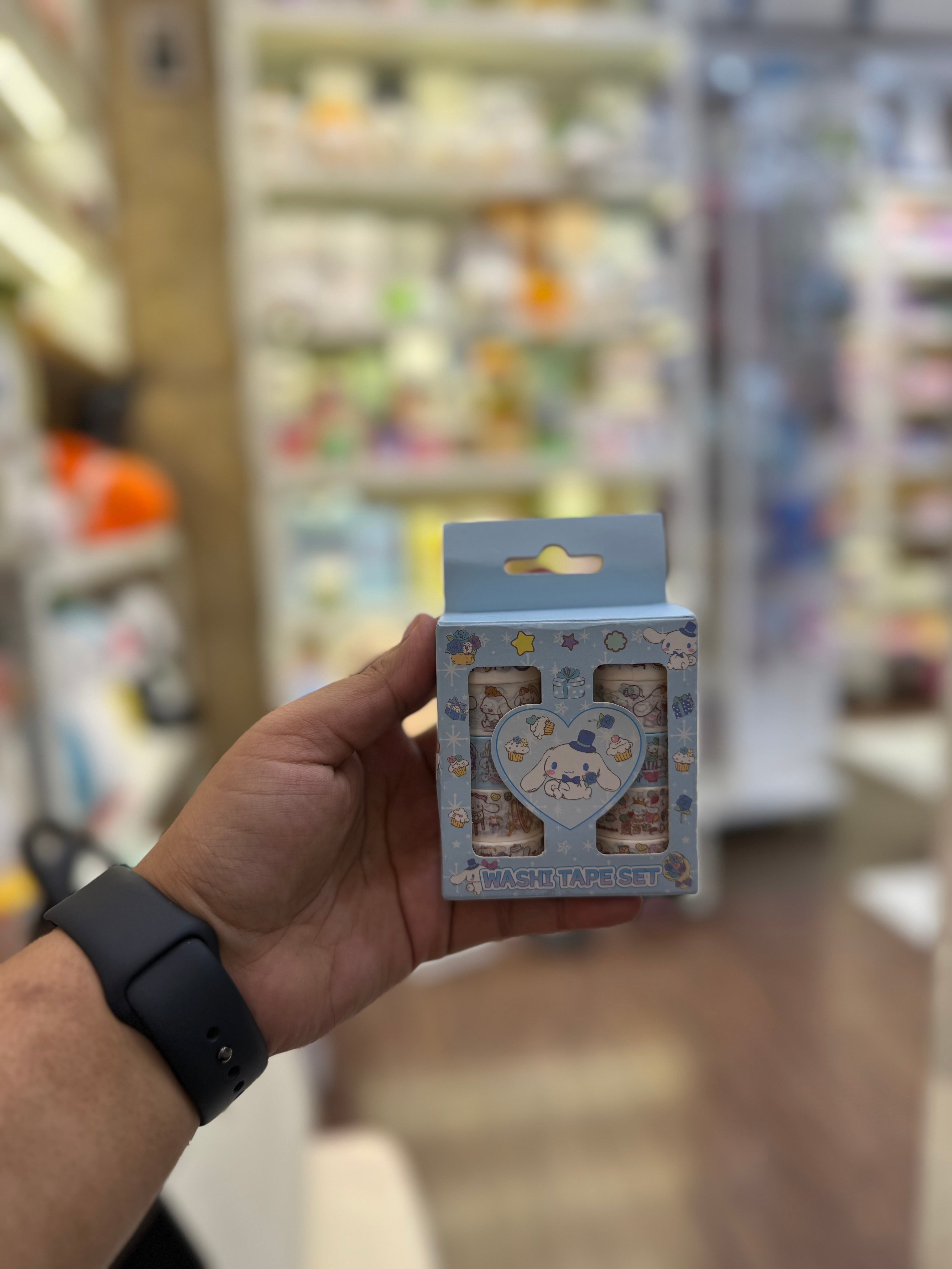 🌸 Kawaii Washi Tape Set (Sanrio Theme)