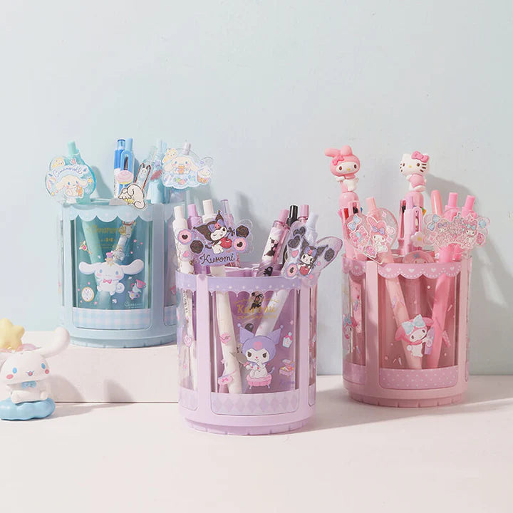 Kawaii Sanrio Desk Organizer - Rotating Pen Stand