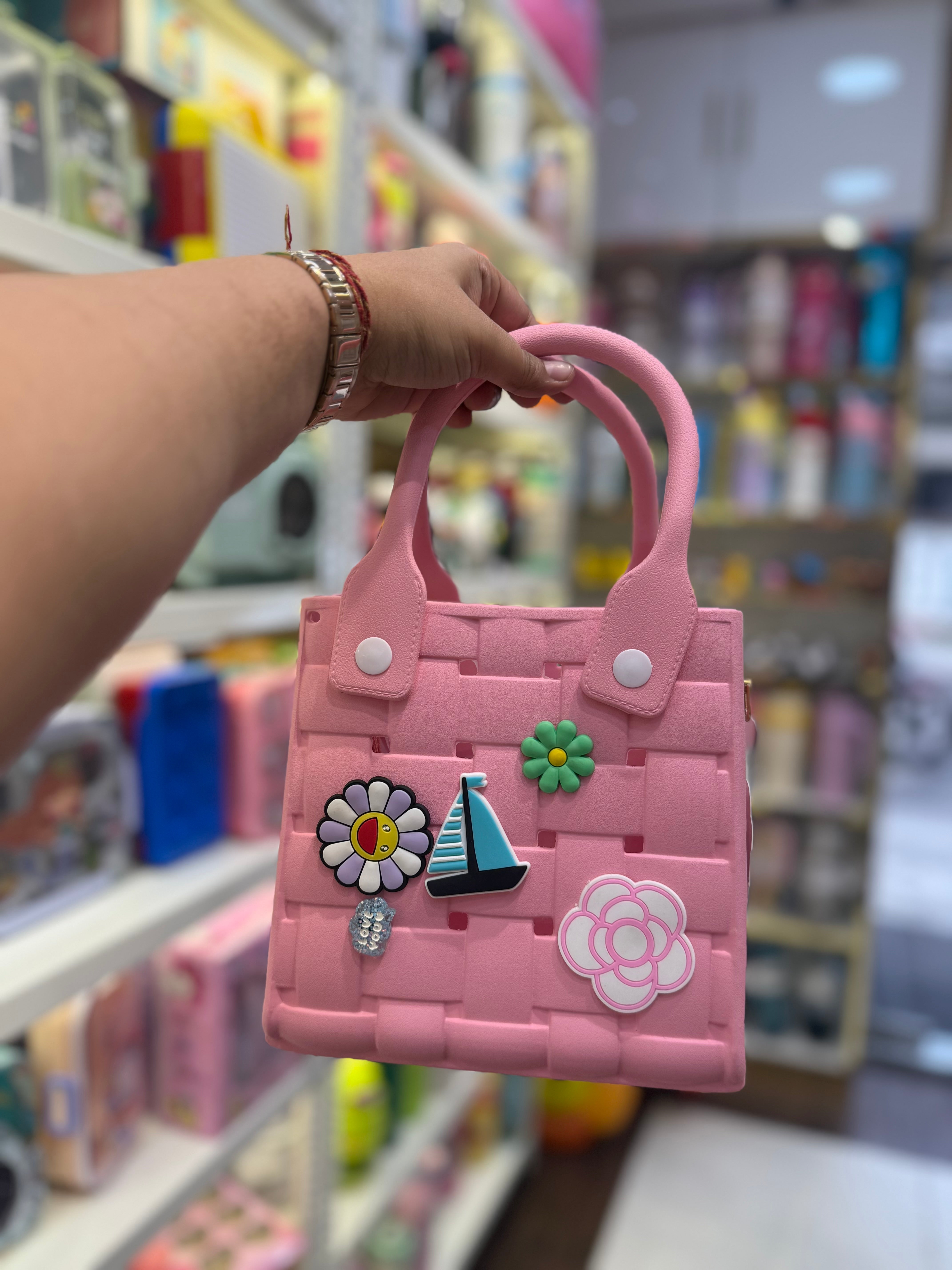 Premium Crocs Sling Bag with Customisable Charms