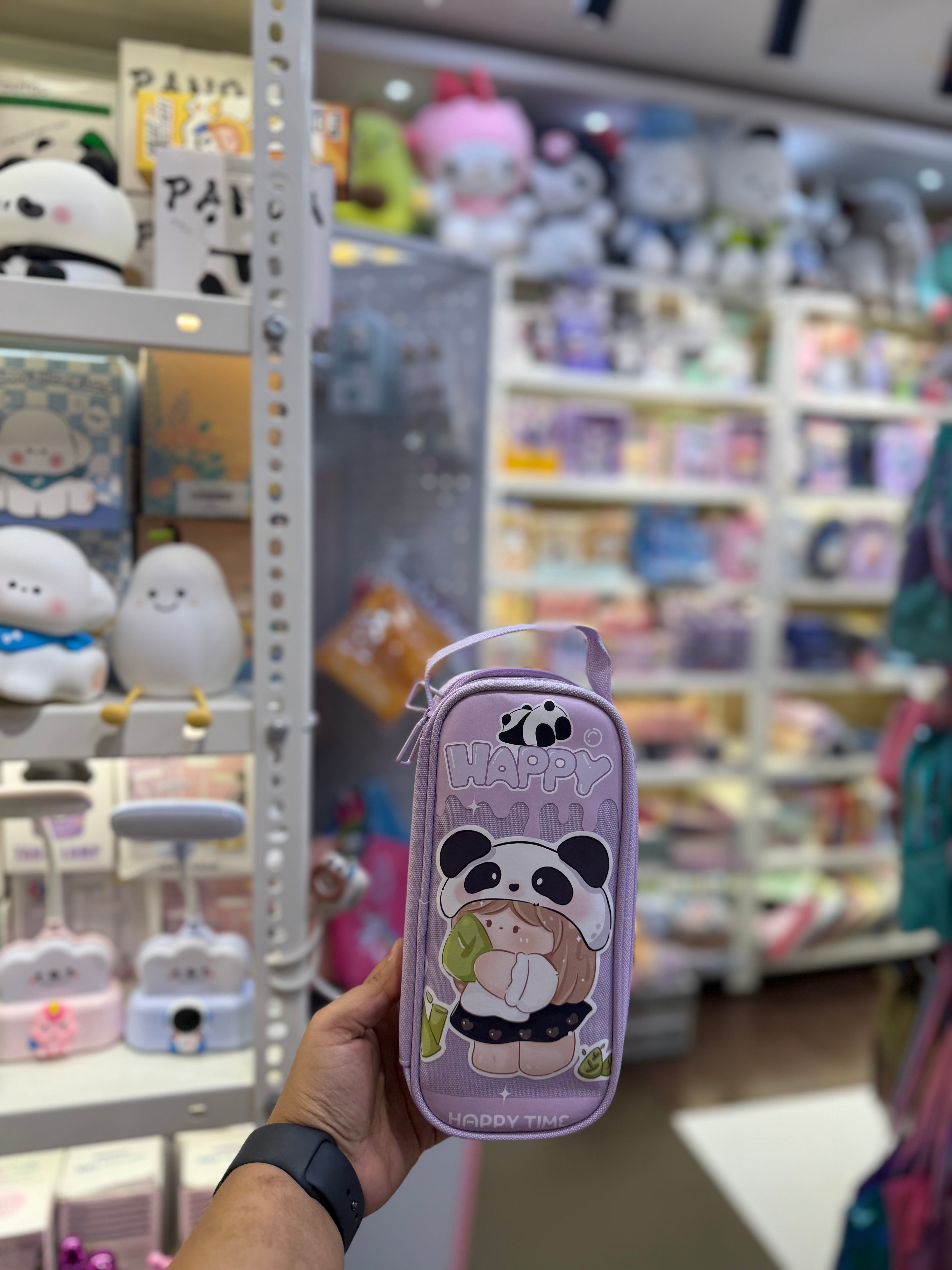 Happy Time Panda Pencil Pouch