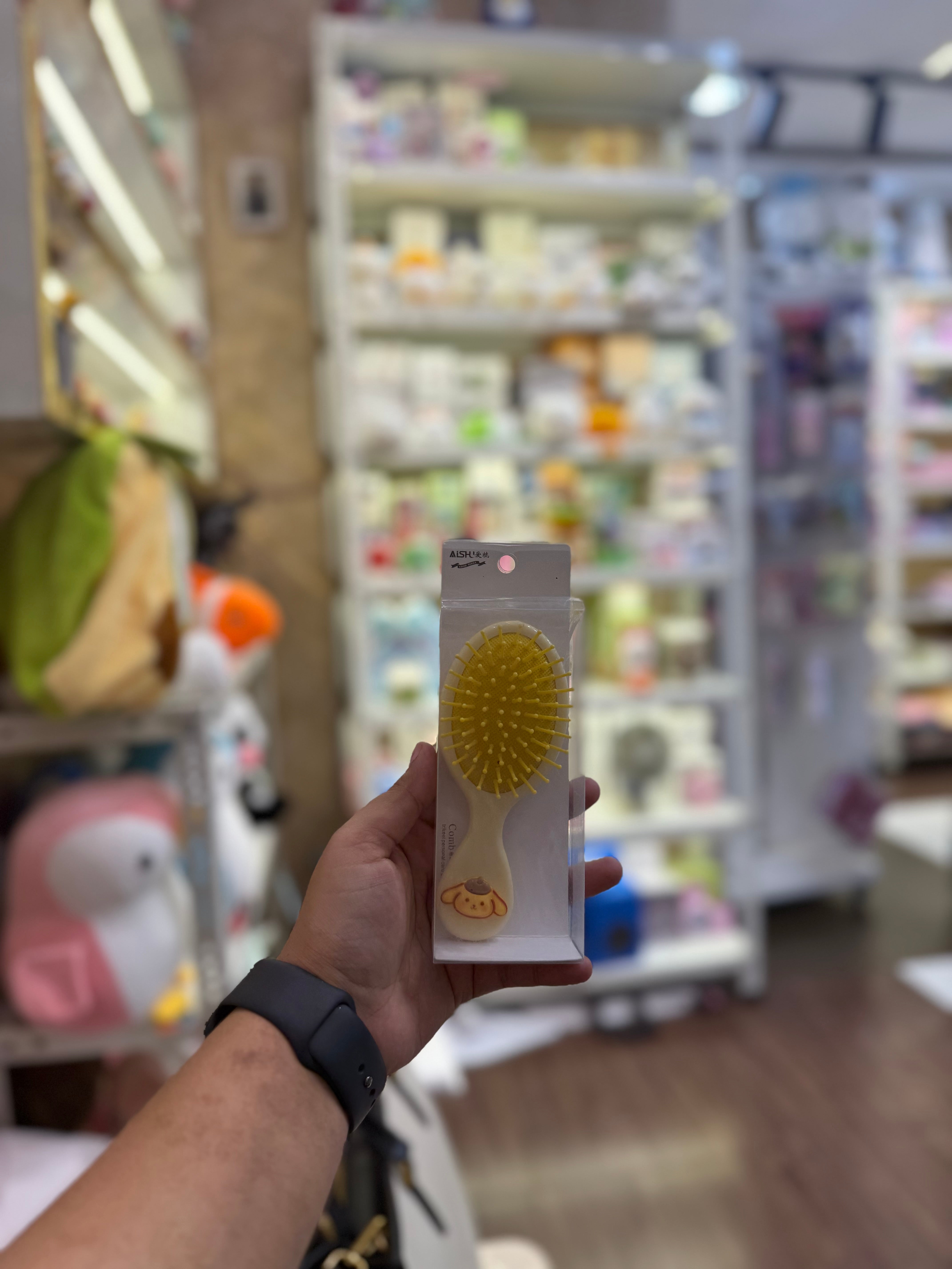 Mini Kawaii Hair Brush with Sanrio Character Design