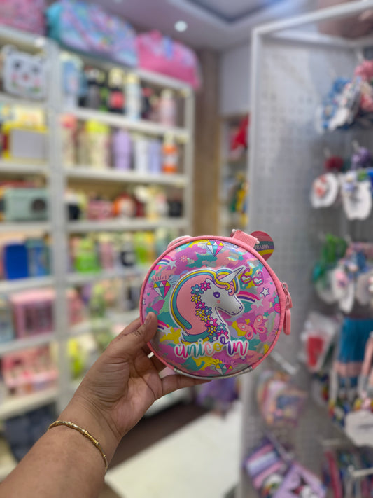 3D EVA Unicorn Theme Fancy Sling Bag for Kids