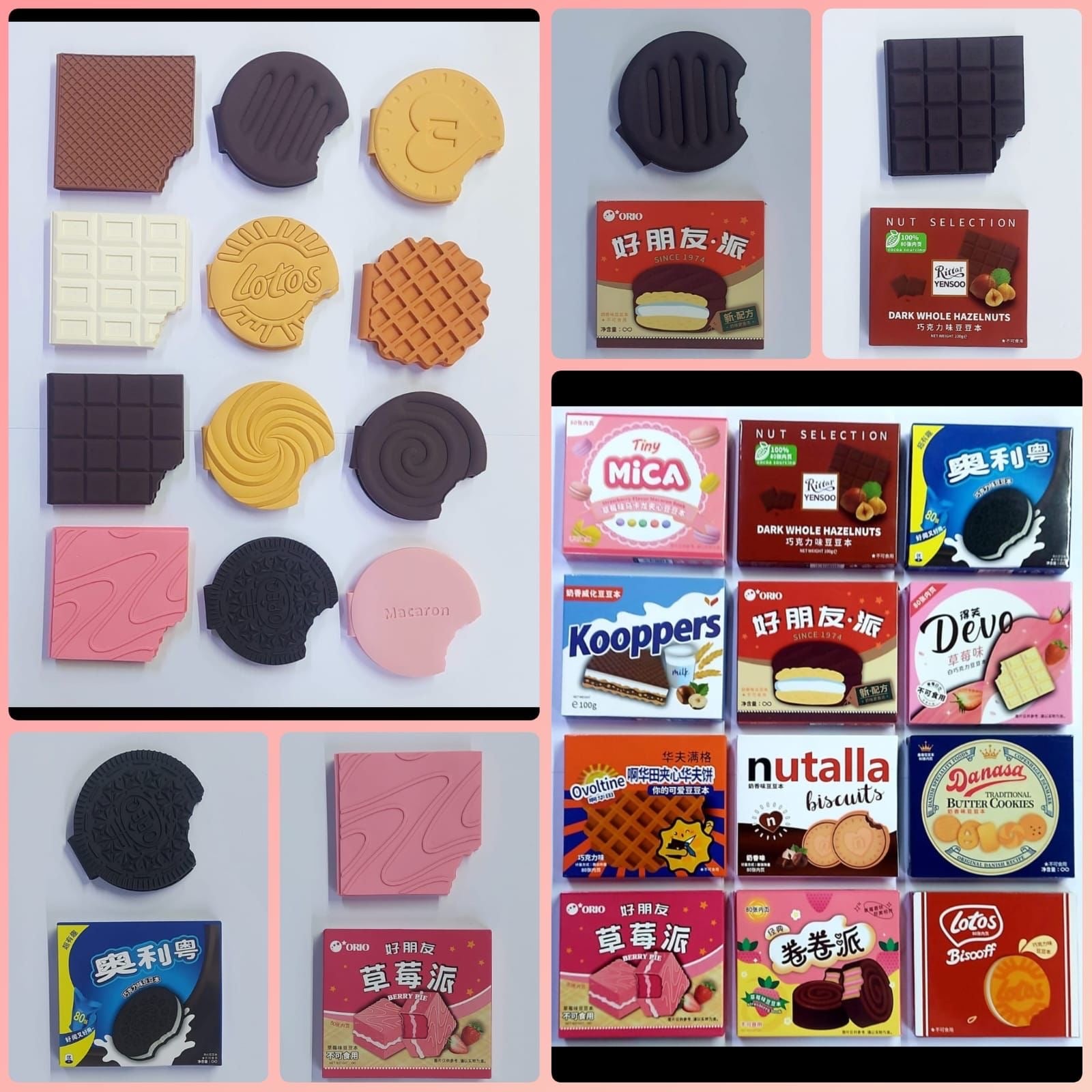 Snack-Themed Scented Notebooks – Fun Stationery Collectibles (Assorted Designs)