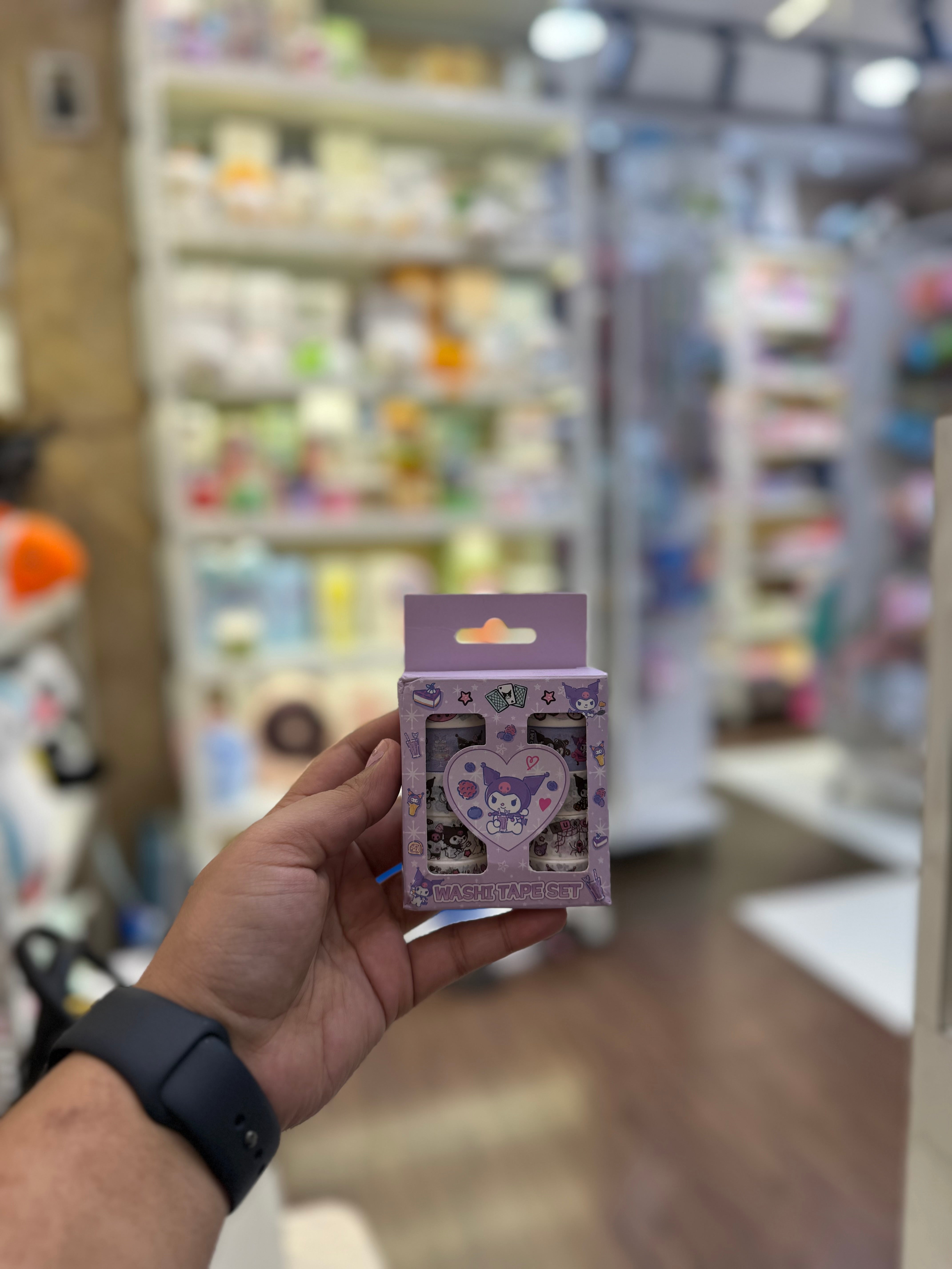 🌸 Kawaii Washi Tape Set (Sanrio Theme)