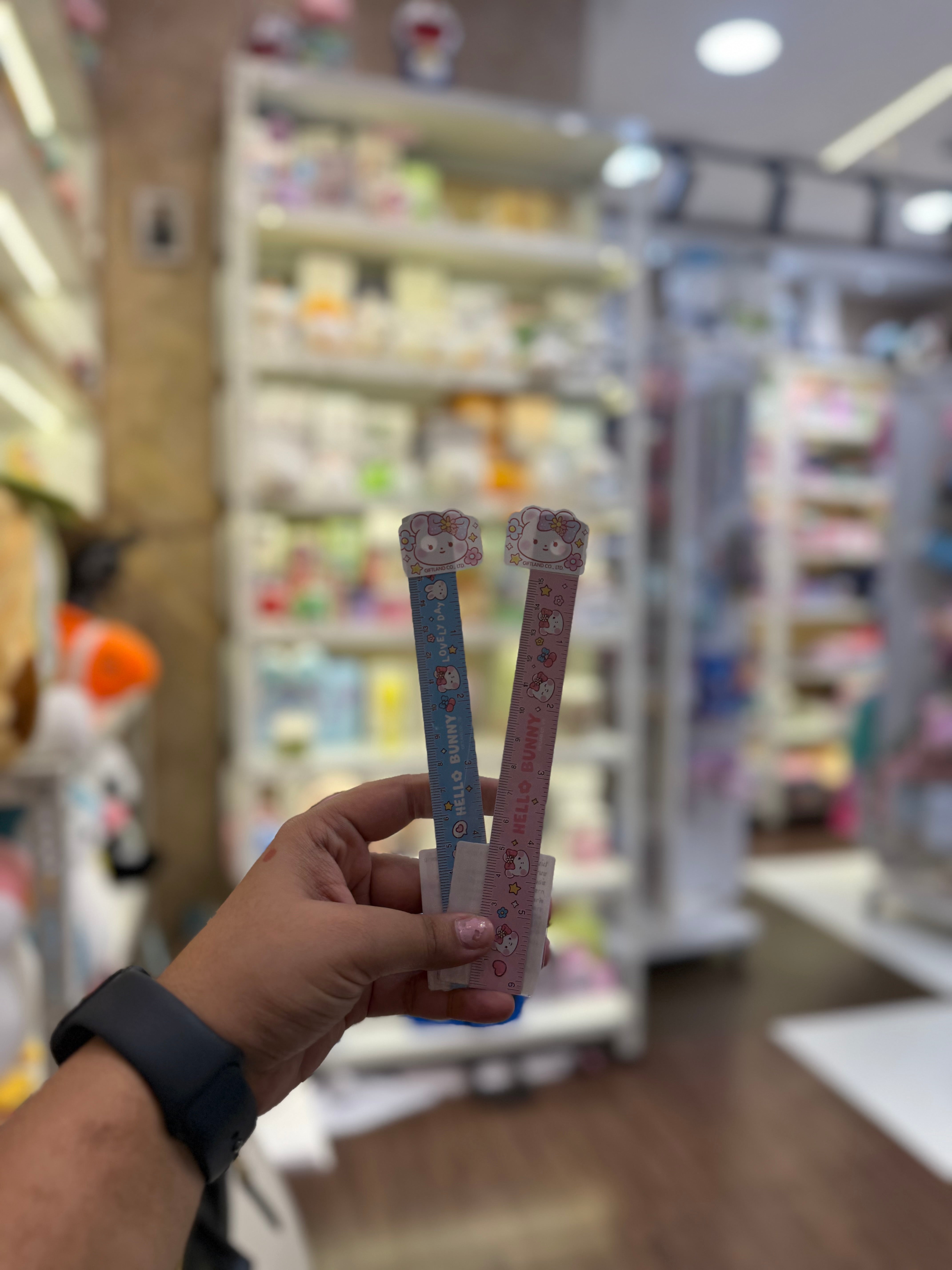 Hello Bunny Mini Ruler - 15cm