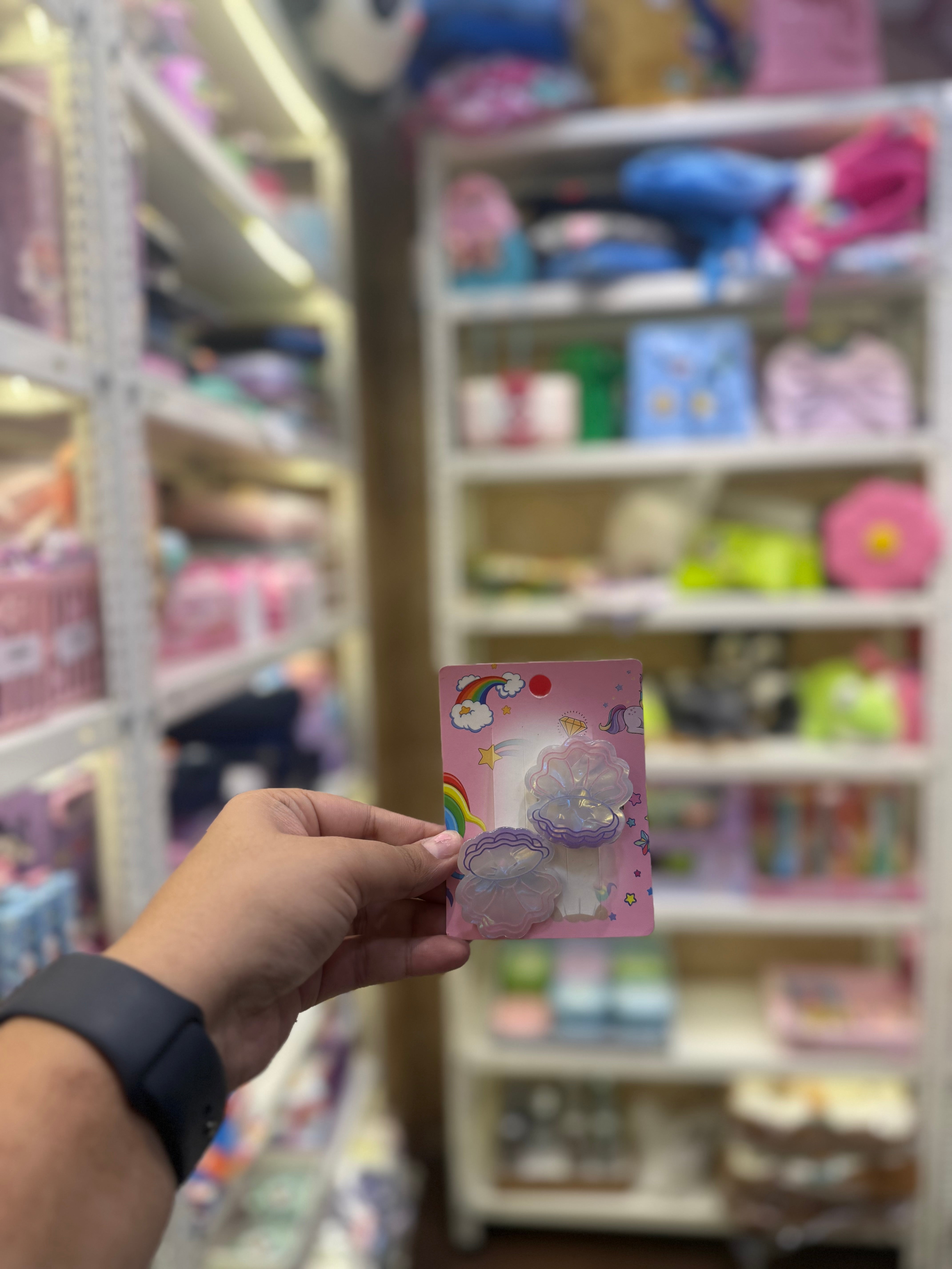 Kawaii Pastel Shell Hair Clips