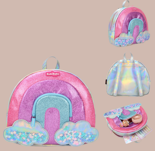 Ritzy Rainbow & Starry Clouds Bagpack