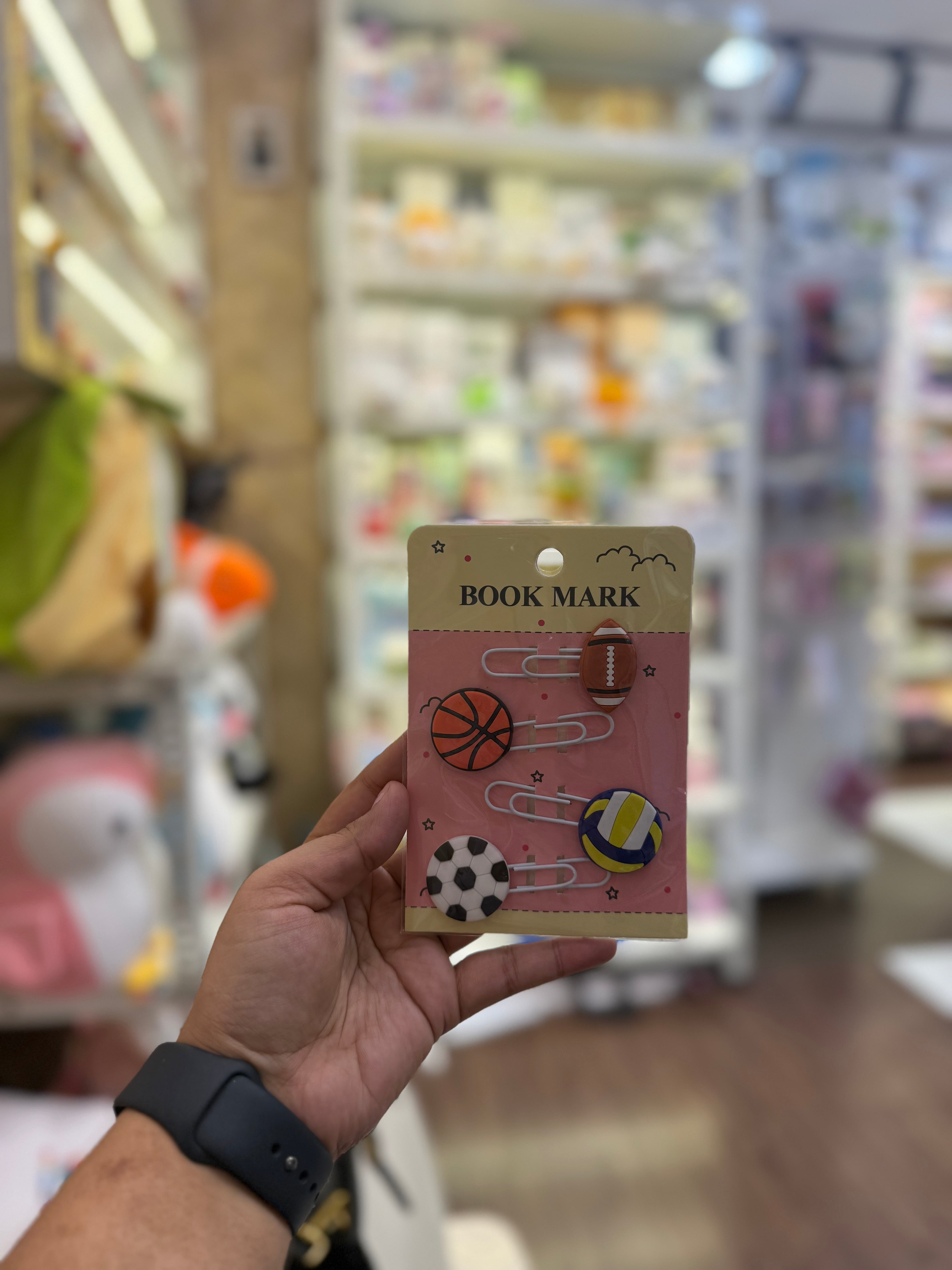 Cute Cartoon Paper Clip Bookmarks – Set of 4 (Assorted Designs)