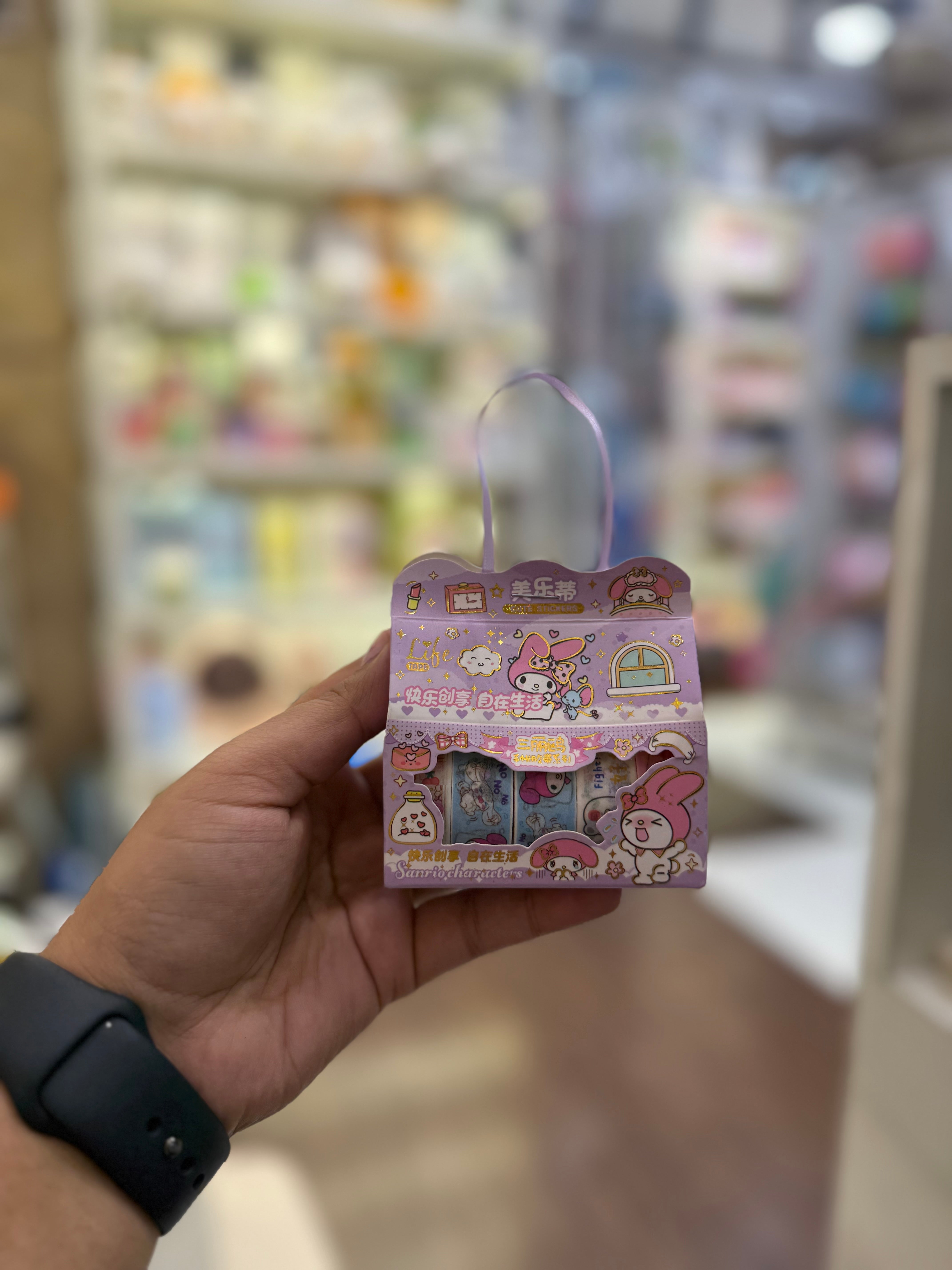 Sanrio Theme Washi Tape Set – Cute Cartoon Decorative Tapes