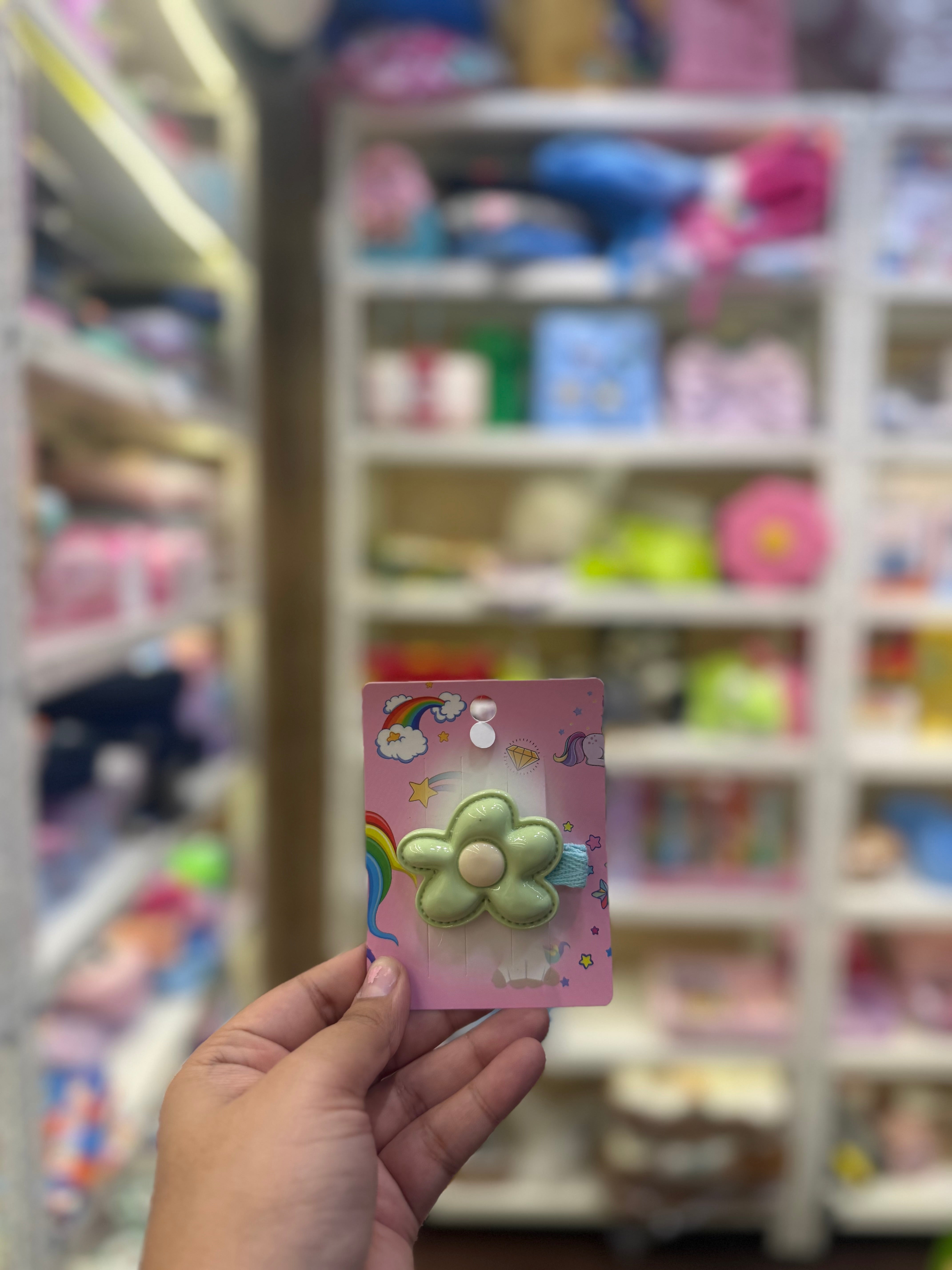 Kawaii Pastel Flower Hair Clip