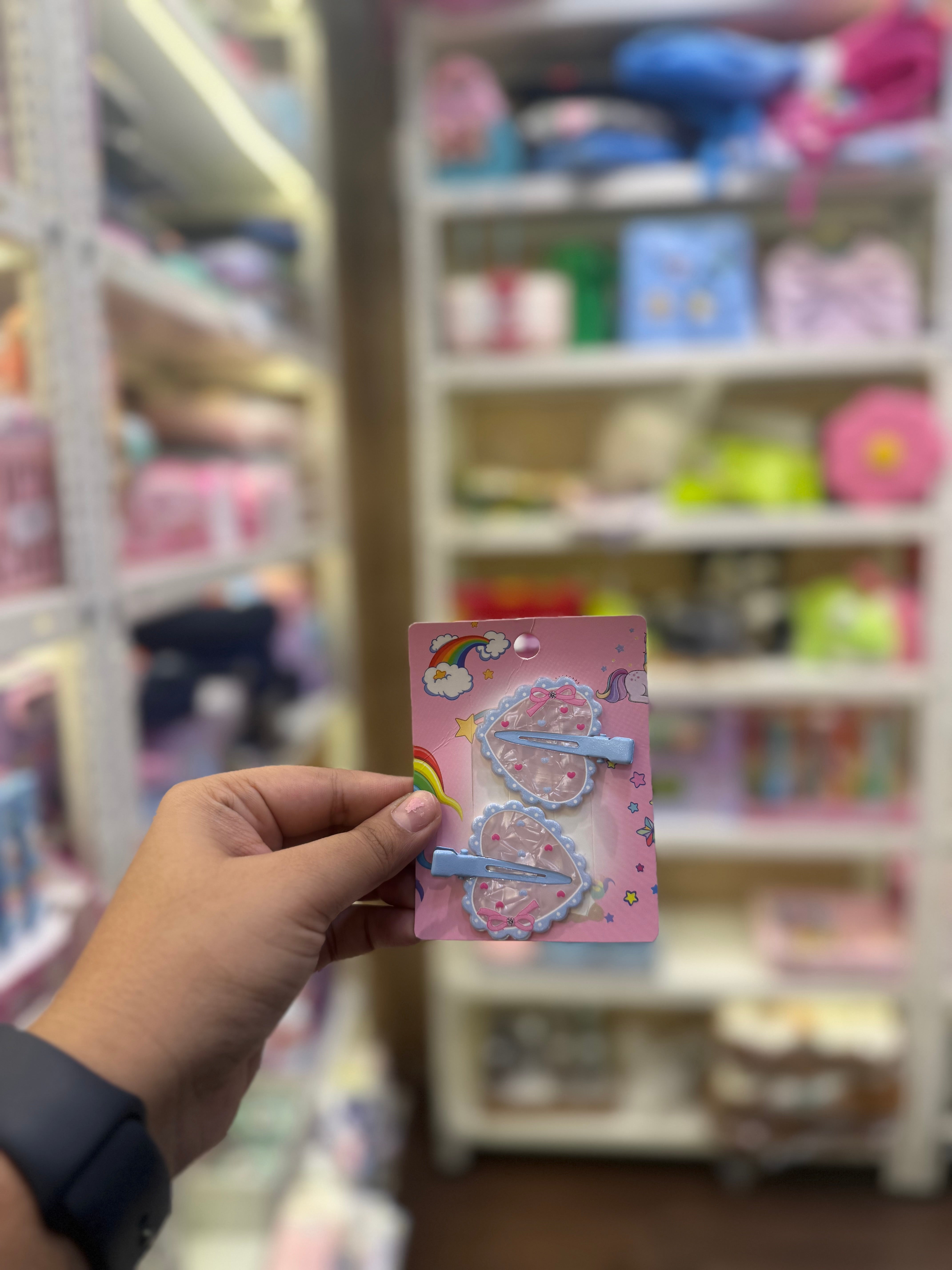 Kawaii Heart Hair Clips