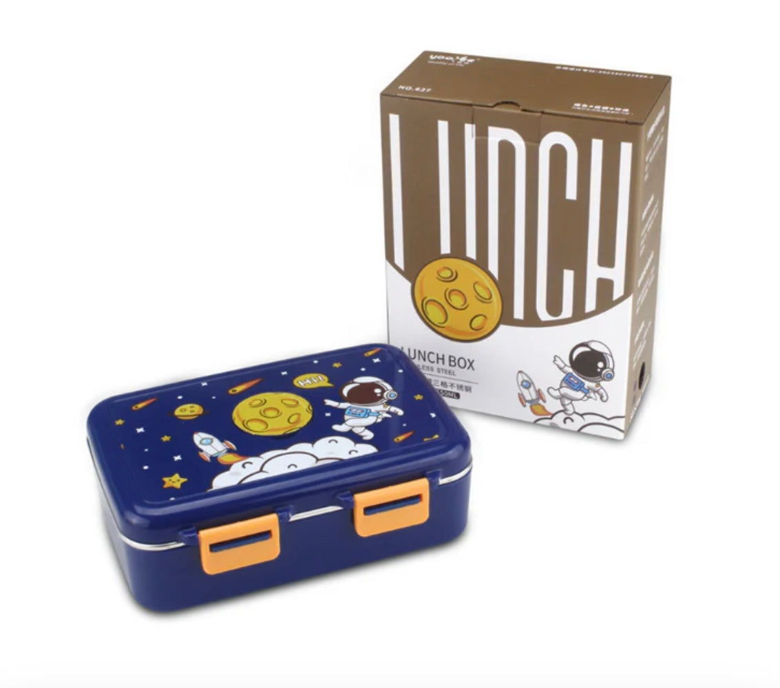 Space Theme Lunch Box for Kids – Fun, Durable & Leakproof | Astronaut Design