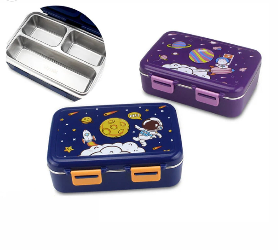 Space Theme Lunch Box for Kids – Fun, Durable & Leakproof | Astronaut Design