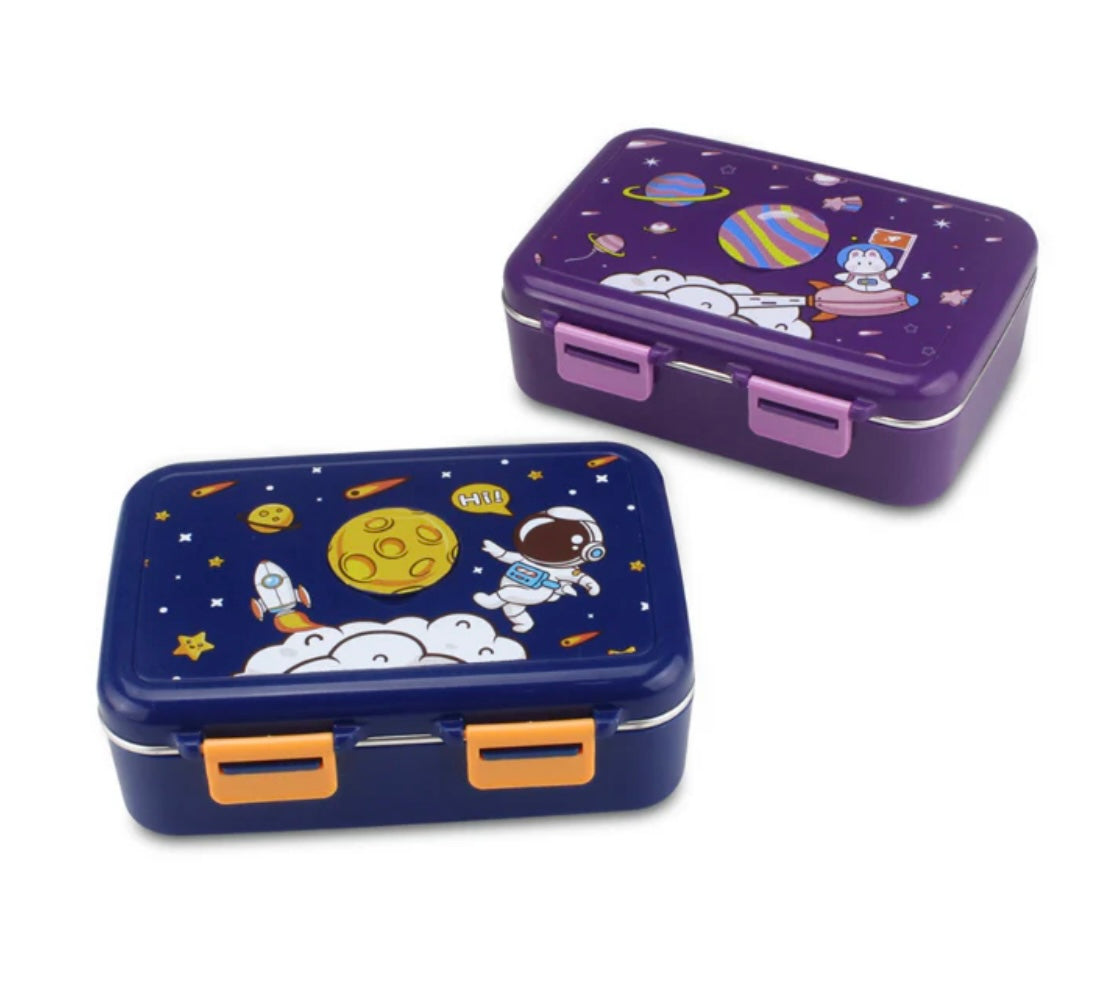 Space Theme Lunch Box for Kids – Fun, Durable & Leakproof | Astronaut Design