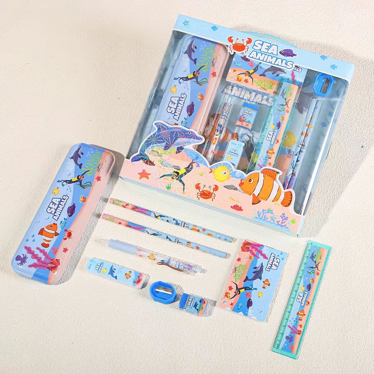 Kids Cartoon Stationery Kit Set