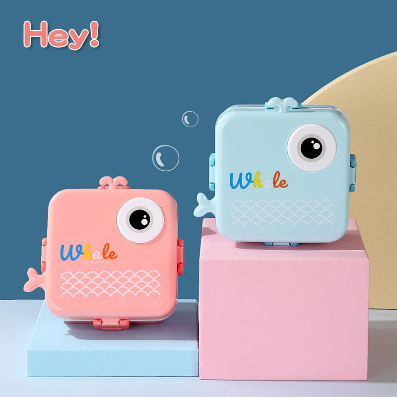 Cartoon Stainless Steel Lunch Box - Whale