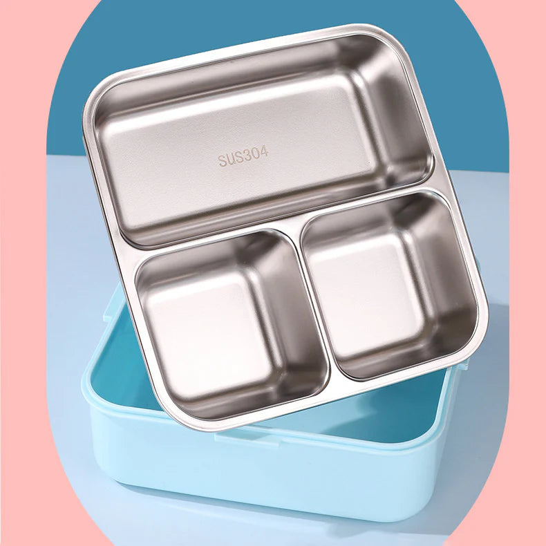 Cartoon Stainless Steel Lunch Box - Whale