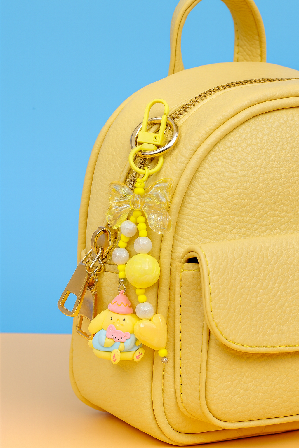 Kawaii Transparent  Bow Bag Charm