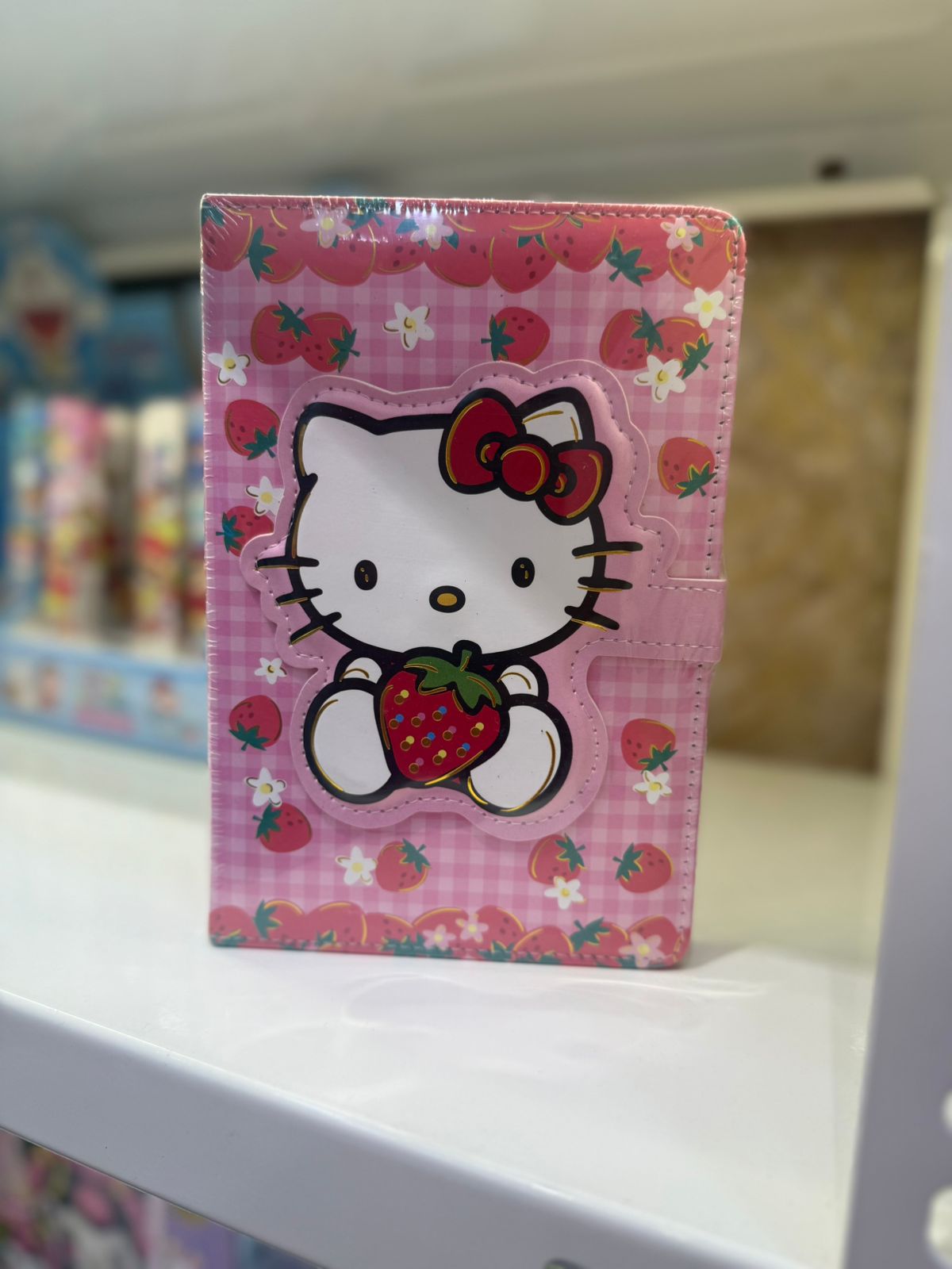 Hello Kitty Strawberry Journal - pink cover