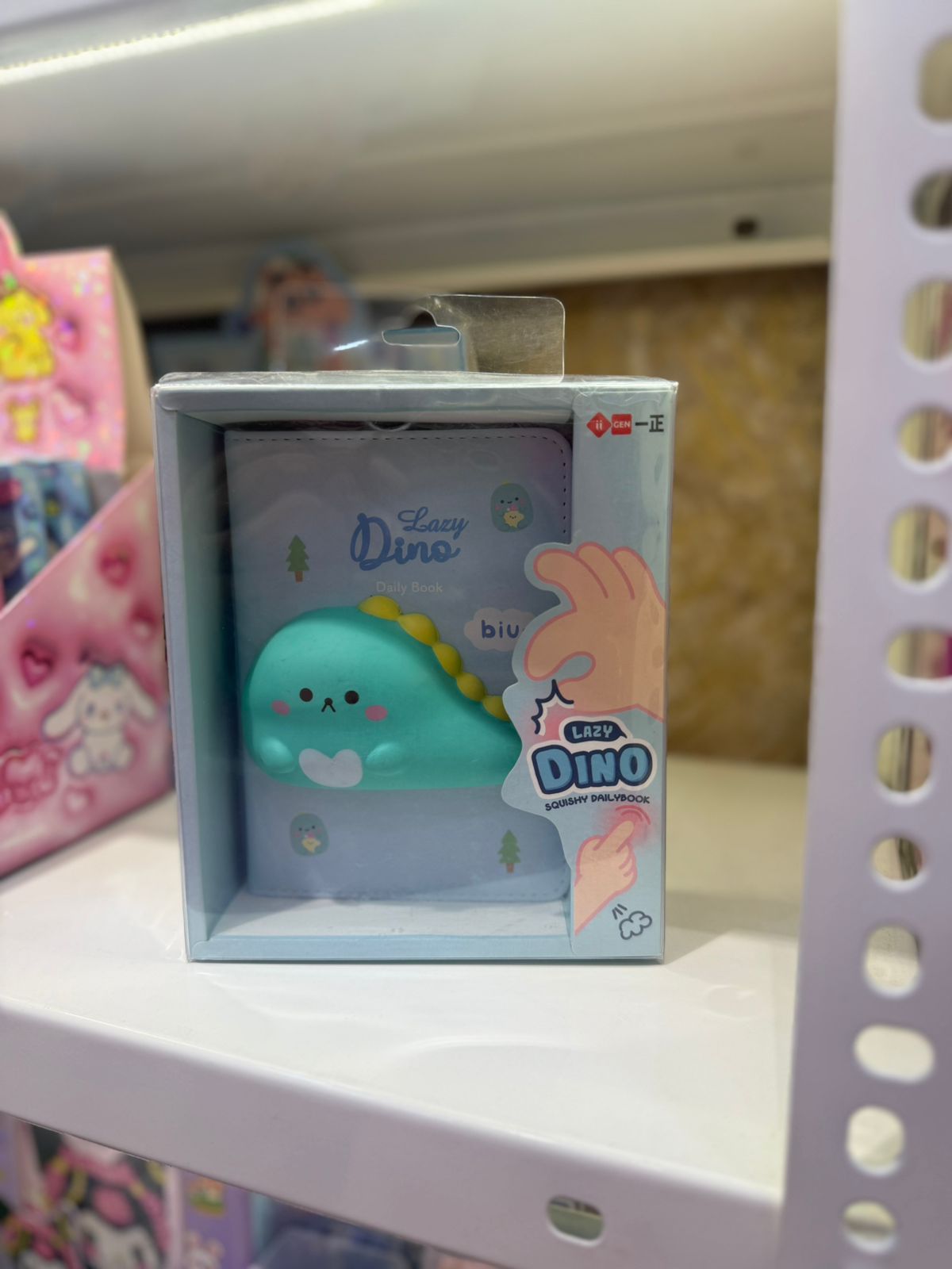 Lazy Dino Squishy Daily Book Gift Box