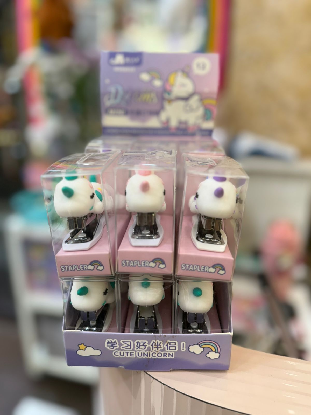 Cute Unicorn Stapler - Mini Cartoon Stationery