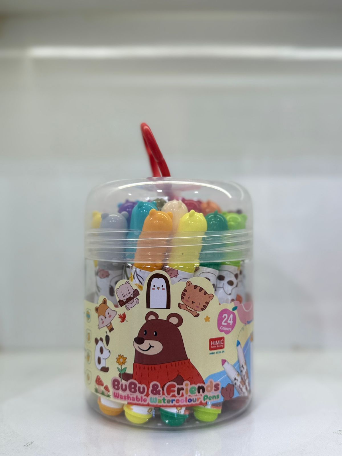 BuBu & Friends Washable Watercolour Pens - 24 Color Set