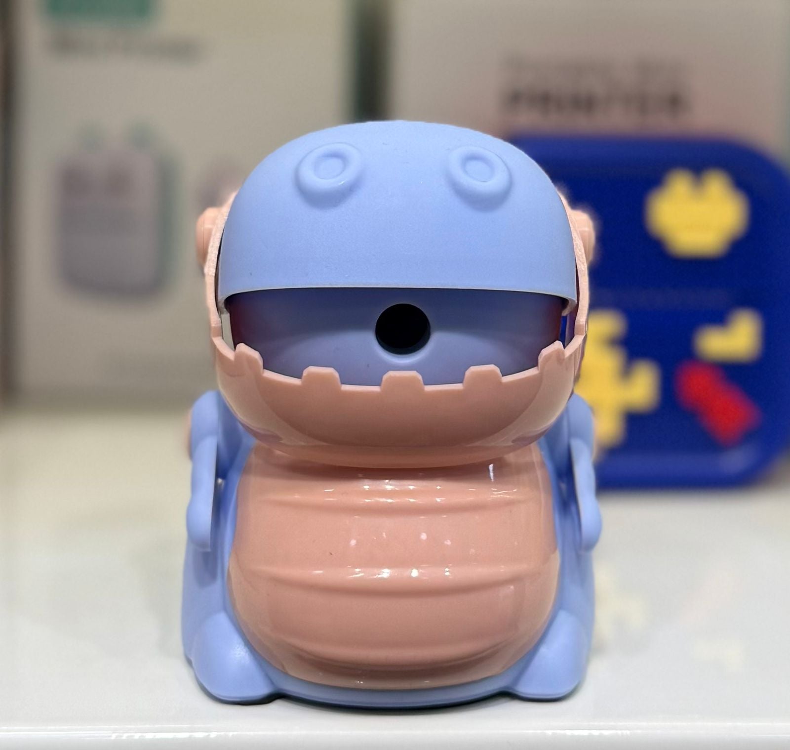 Dinoshaped pastel pencil sharpener