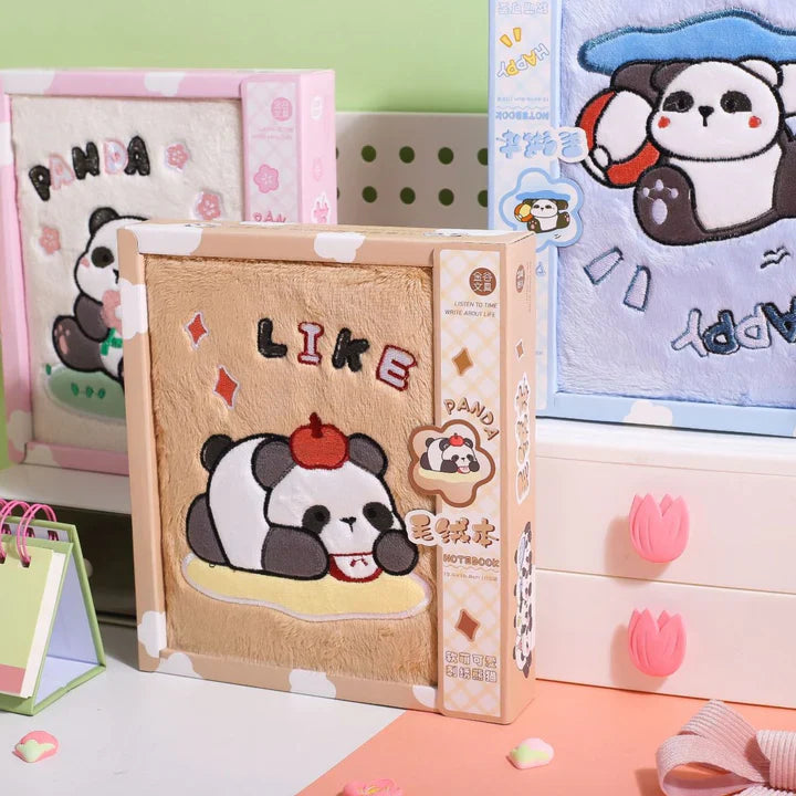 Panda Plushie Notebook Collection